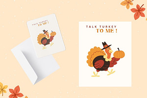 Thanksgiving Cards Mini Set