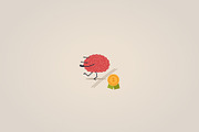 Brain character big set 2, a Person Illustration by Beatriz Gascón (Thumbnail 4 of 4)
