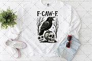 F-Caw-F PNG, Funny Raven Design, an Illustration by Craft Nest (Thumbnail 4 of 5)