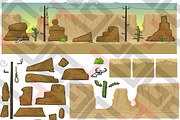 Desert Background and tilesets, a Background Graphic by Graphics 4 Games (Thumbnail 1 of 2)