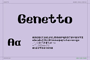 Genetto Display Font + Illustrations, a Sans Serif Font by Side X Side Studio (Thumbnail 7 of 8)
