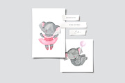 ELEPHANT clipart. Safari animal, an Animal Illustration by OlliArtDesign (Thumbnail 4 of 5)