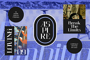 CS Aspire – Techno Font, a Serif Font by Craft Supply Co. (Thumbnail 5 of 8)