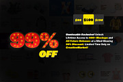 All Mock-Ups Bundle For Lifetime, a Product Mockup by Designertale (Thumbnail 2 of 10)