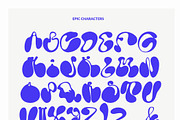 Sunset Icon Retro Bubble Font Duo, a Handwritten Font by Laras Wonderland (Thumbnail 6 of 12)