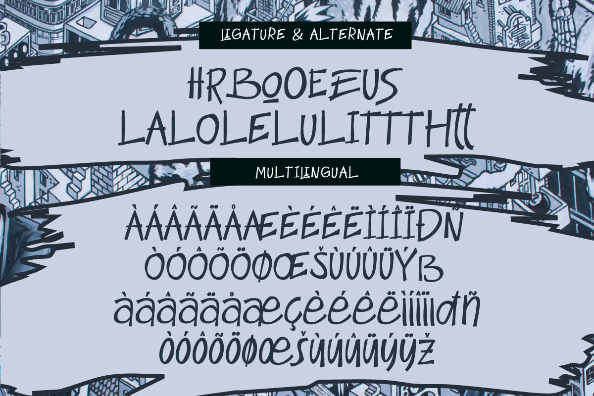 Comicks Scribbles Handwritten Font, a Handwritten Font by Ronny Studio (Photo 9 of 9)