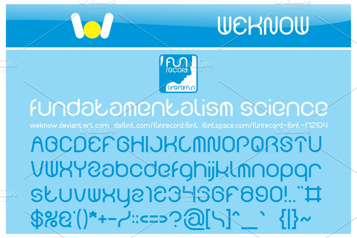 funrecord font preview 5