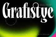 Grafistye Modern Display Serif Font, a Serif Font by timelesstype.co (Thumbnail 1 of 20)