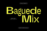 Baguede Mix, a Sans Serif Font by Craft Supply Co. (Thumbnail 1 of 8)