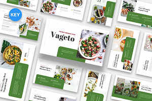 Vageto - Organic Food Keynote, a Presentation Template by Fit-tee