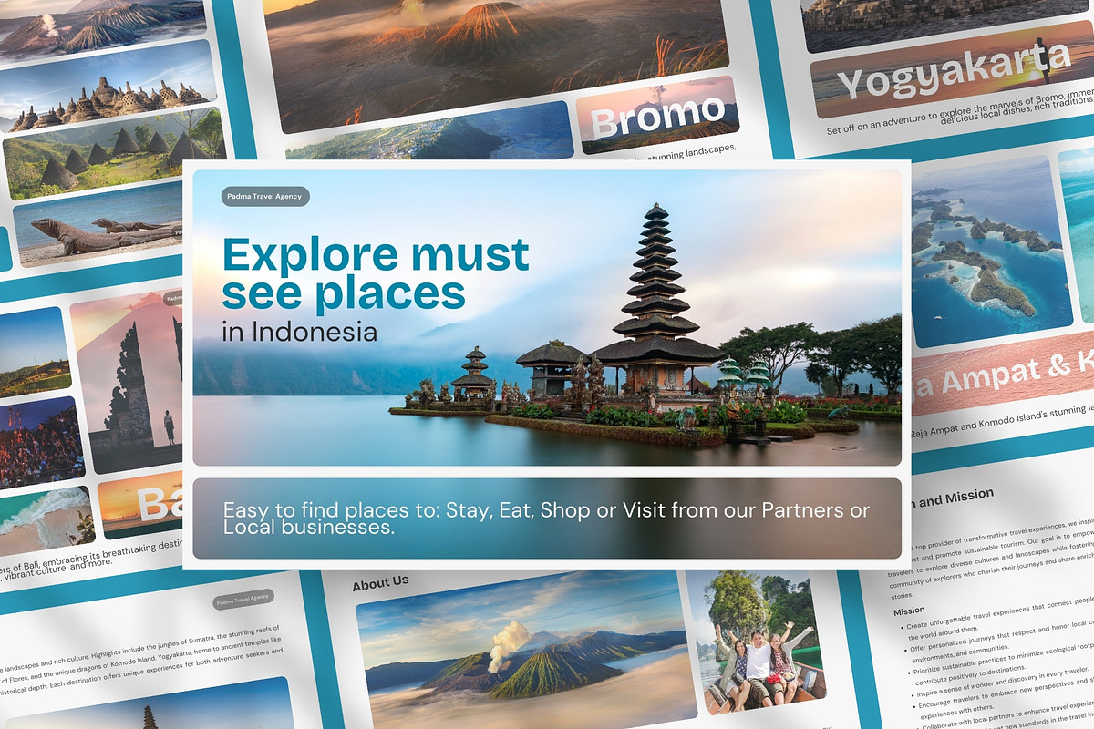 Indonesia - Travel Agency, a Presentation Template by FIBRINOSÄ (Photo 3 of 3)