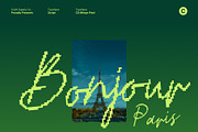 CS Mileya Pixel, a Script Font by Craft Supply Co. (Thumbnail 2 of 8)