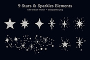 Stardust Celestial Illustration Set, a Texture Illustration by Dawnside Graphic (Thumbnail 6 of 12)