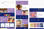 Non-profit Squarespace 7.1 Template, a Squarespace Template by Beliveart Studio (Thumbnail 2 of 4)