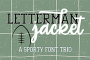 Letterman Jacket, Sports Font Trio, a Script Font by Designing Digitals (Thumbnail 1 of 9)