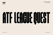 ATF League Quest - Sports Font, a Sans Serif Font by Arkitype (Thumbnail 1 of 15)