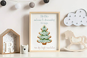 Watercolor christmas cookie tree Cli, an Illustration by CreationArt (Thumbnail 4 of 6)