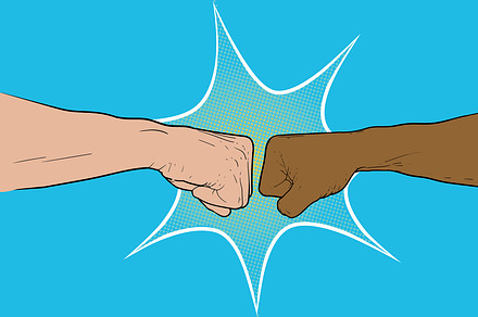 hand shake punch