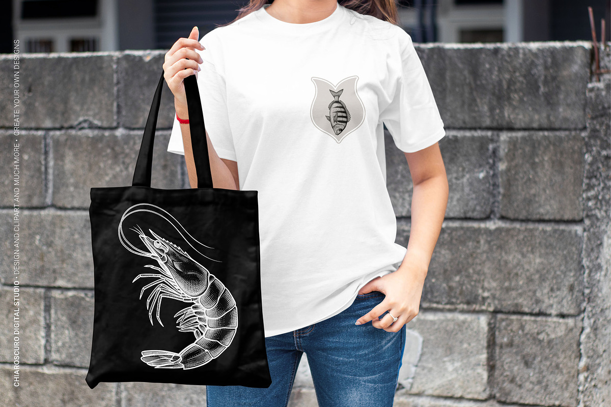 Mediterranean Sea Vector Clipart Set, an Animal Illustration by Pingebat (Photo 13 of 15)