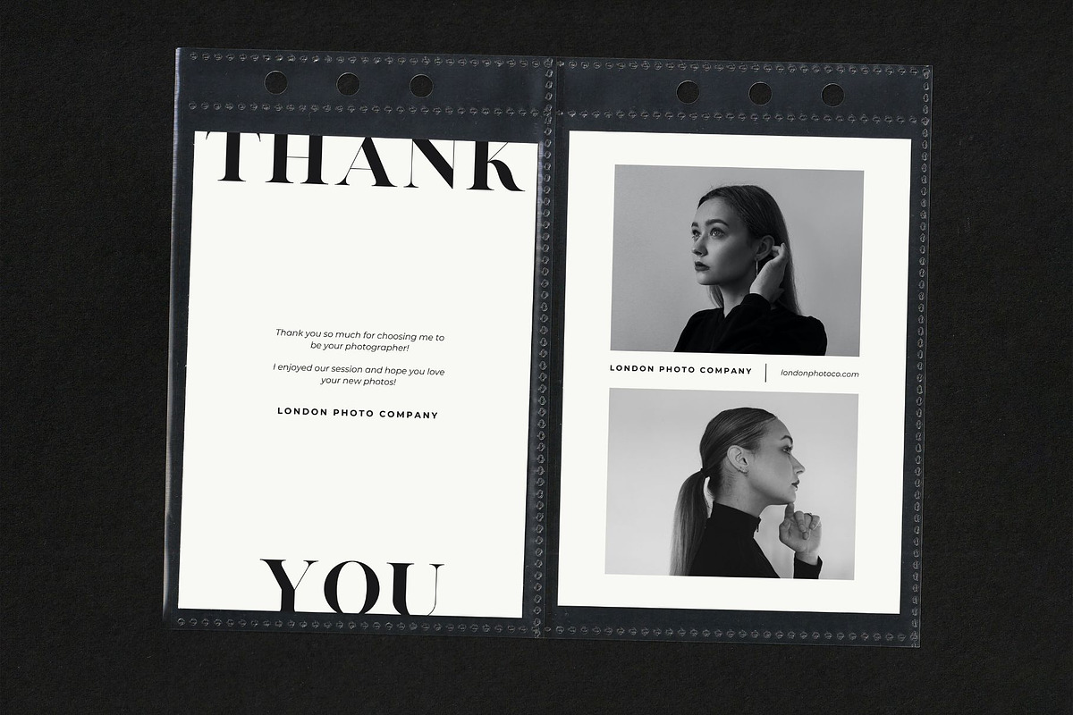 Photographer Thank You Card Template, a Card Template by Blush Created (Photo 1 of 8)