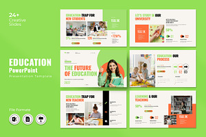 The Feature of Education Presentatio, a Presentation Template by Creative-Work
