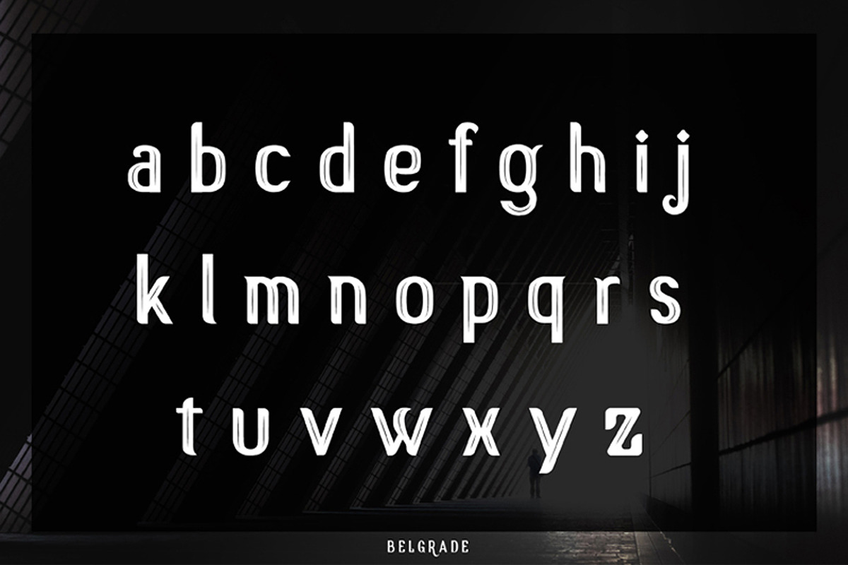 Belgrade, a Sans Serif Font by edcreative (Photo 4 of 7)