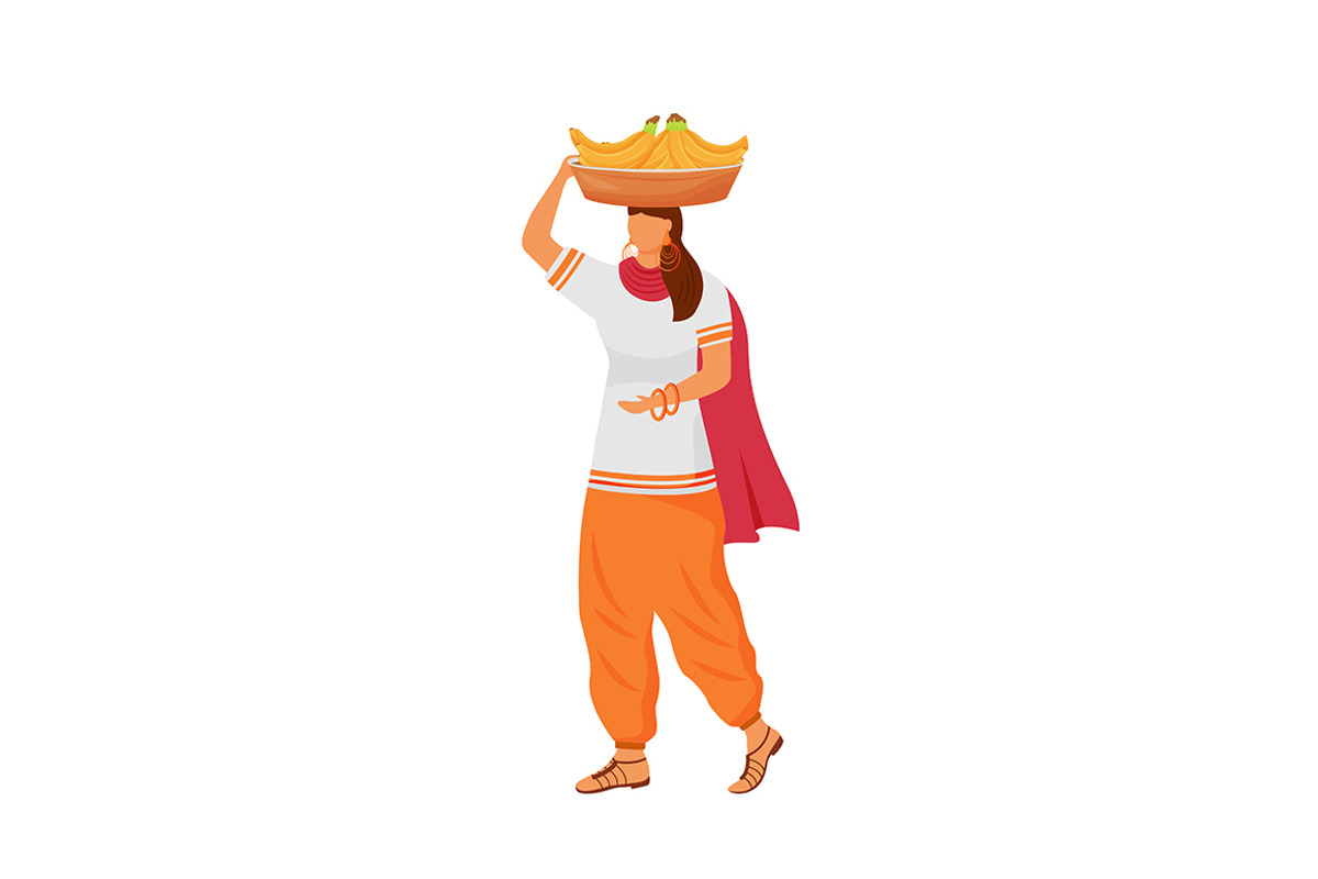 Indian cuisine cartoon illustrations, a Food Illustration by IMG visuals characters (Photo 3 of 28)
