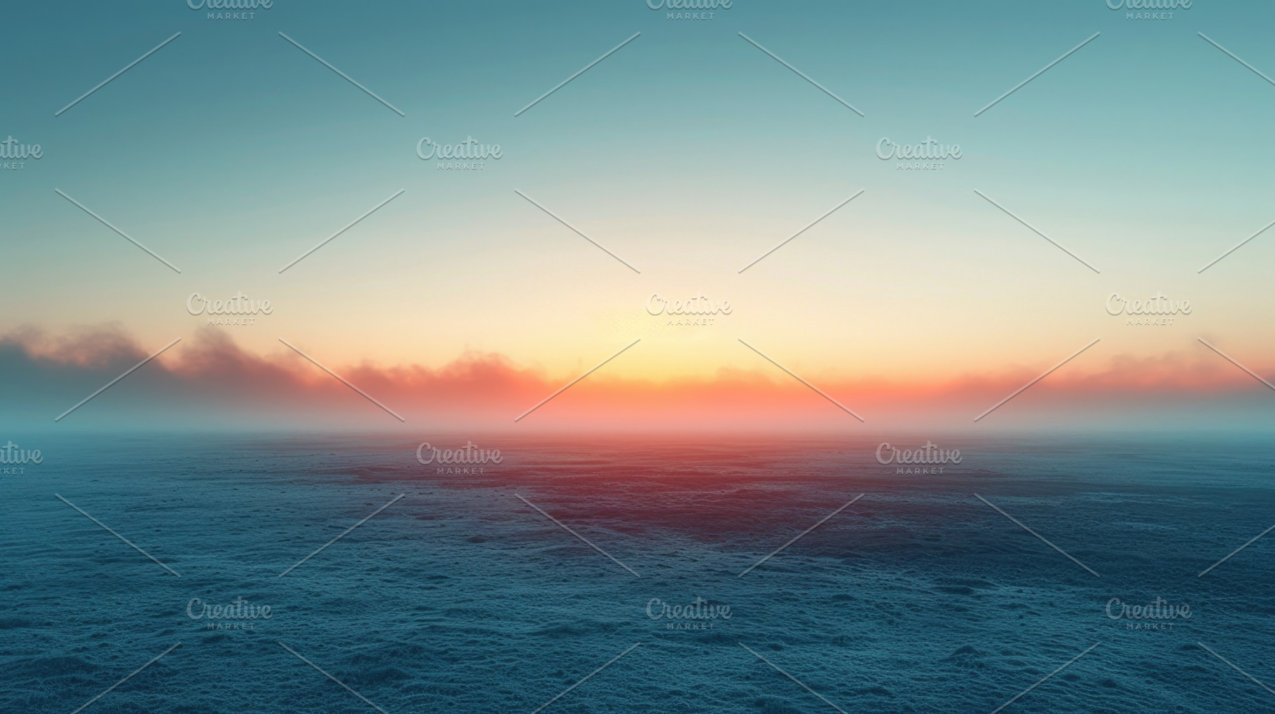 Minimal sunrise over barren landscape with soft gradient sky, an Abstract Photo by José Manuel Gelpi