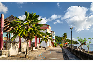 Waterfront promenade in Saint Pierre, Martinique, an Architecture Photo by Leonid Andronov