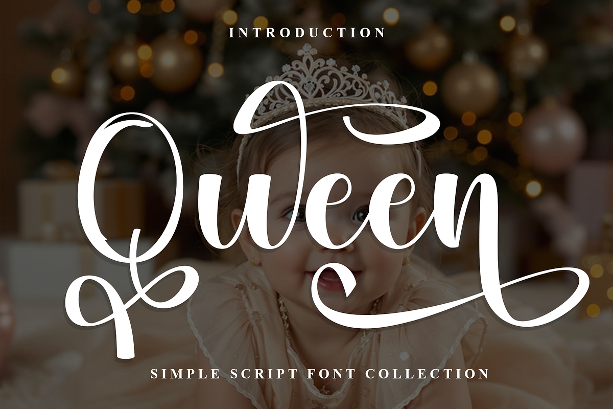 Queen, a Handwritten Font by InermediaSTUDIO (Photo 1 of 8)