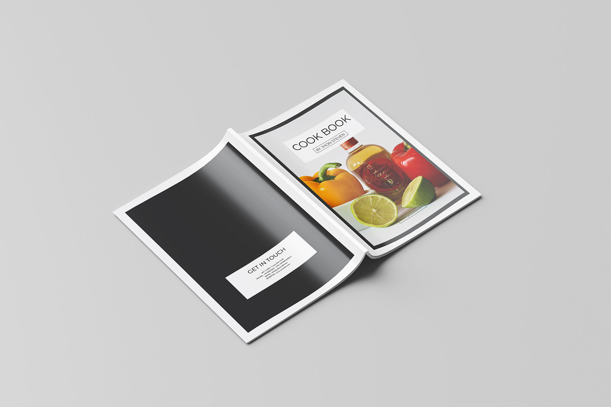 Cookbook / Recipe Book, a Brochure Template by retrographix (Photo 12 of 12)