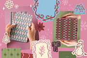 Vector Christmas Graphics & Patterns, a Pattern Graphic by venimo (Thumbnail 7 of 12)