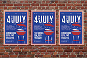 Bold 4th of July Flyer Set, a Flyer Template by Aiyari Graphic (Thumbnail 3 of 3)