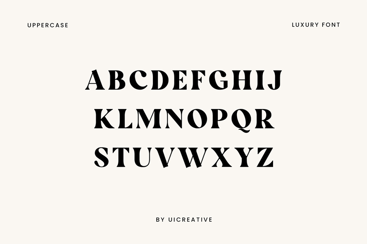 Micklest Luxury Serif Font, a Serif Font by UICreative (Photo 12 of 13)