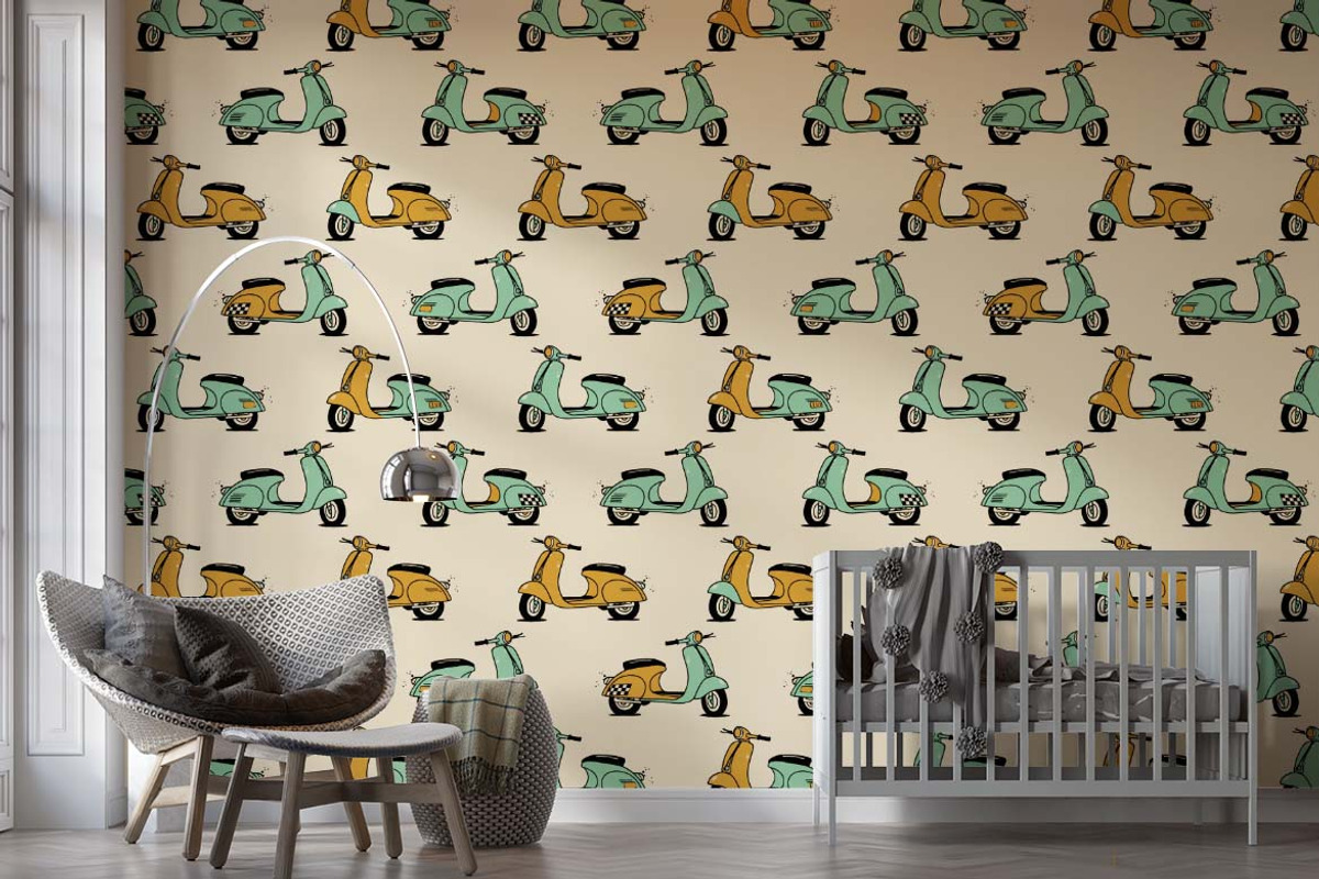 Mid-Century Retro Vehicles Patterns, a Pattern Graphic by one-touch (Photo 9 of 17)