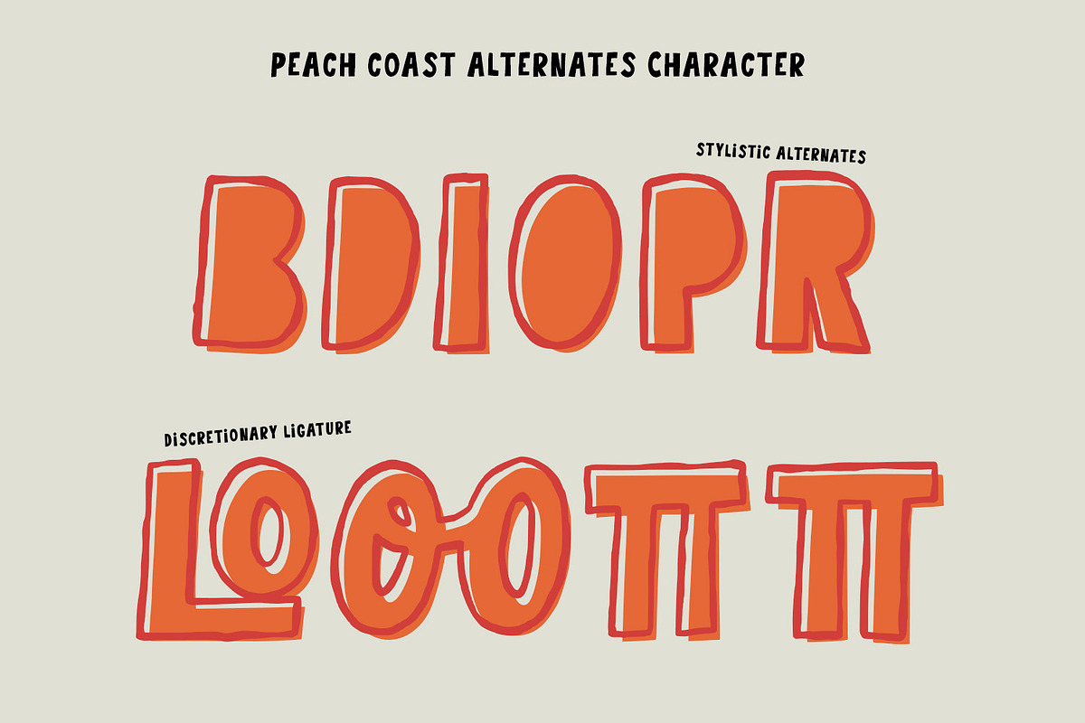 Peach Coast, a Symbol Font by Nathatype (Photo 11 of 12)