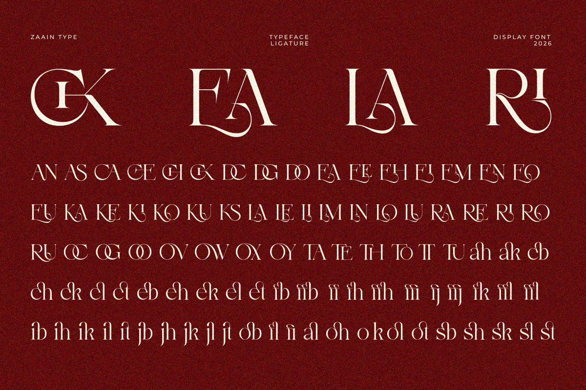 Mewah, a Serif Font by zaaintype (Photo 4 of 10)