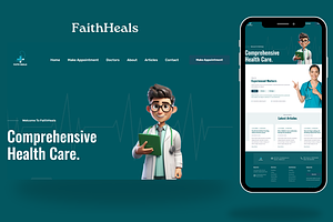 FaithHeals-Medical Website Template, a Landing Page Template by NomaTemplates