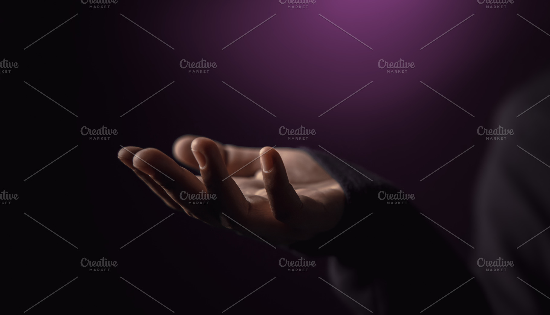 Open hand reaching in darkness. Concept of poverty, inequality,, a Photo by salmon.black