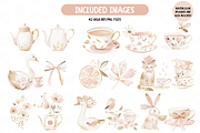 Tea Time Watercolor Clipart Bundle, an Illustration by TatiMockup (Thumbnail 3 of 5)