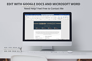 Executive Resume / CV Template, a Resume Template by ResumeFabs (Thumbnail 6 of 8)