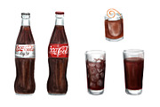 Hand-drawn watercolor coca-cola set, a Food Illustration by MumAndMe (Thumbnail 2 of 2)