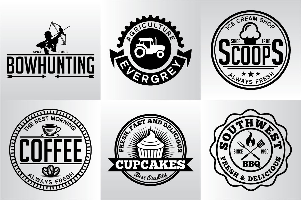 60 Vintage Badges and Logos Bundle, a Branding & Logo Template by shazi (Photo 20 of 21)