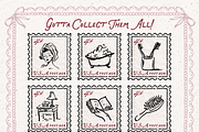 Bedtime Clipart, Sleep Doodles, an Object Illustration by The October Creative (Thumbnail 7 of 7)