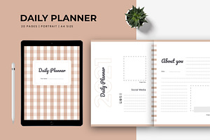 Daily Planner Modern Template