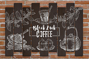 Watercolor Coffee Element, a Food Illustration by Graphobia (Thumbnail 6 of 10)