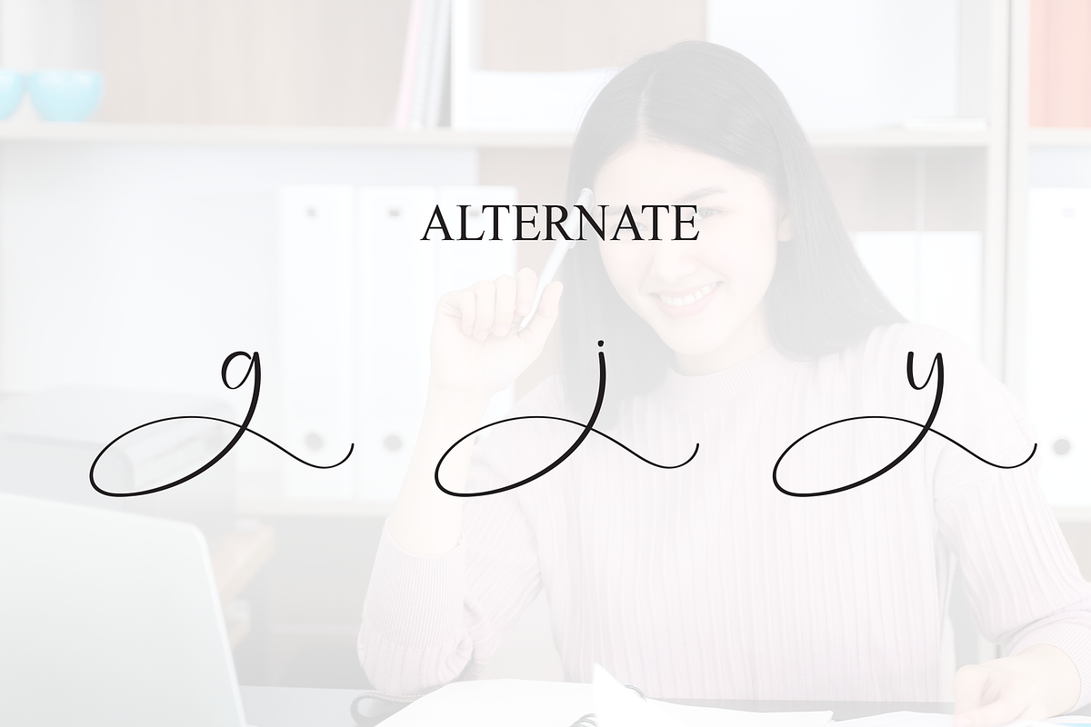 Intelligent | Script Font, a Handwritten Font by Scratchones (Photo 8 of 9)