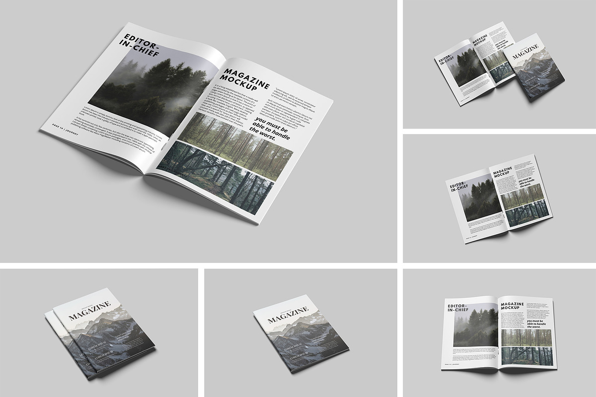 A4 Magazine Brochure Mockup, a Books & Magazine Mockup by Riel Concept (Photo 1 of 7)