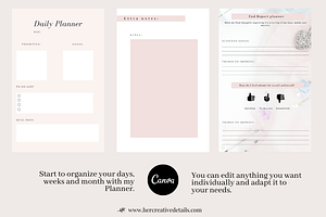 Minimalist Planner Printable PDF