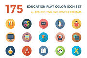 175 Education Vector Icons, an Emoji Icon by Creative Stall (Thumbnail 1 of 3)